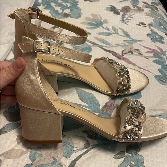 Betsey Johnson x David’s Bridal Block Heels - Picture 8 of 9